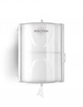 Rulopak İkiz Mini Cimri İçten Çekmeli Tuvalet Kağıdı Dispenseri Beyaz - 3