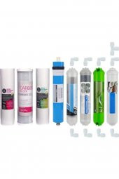 Su Arıtma Cihazı Filtresi 8li Filtre Seti Paket Quick Bağlantılı Full Set - 1