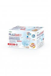 Rulopak Rulomed Elastik Kulakçıklı Maske 50li BEYAZ - 1