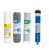 SULOOK SU ARITMA CİHAZI AÇIK KASA ÇİFT KARBONLU 4LÜ FİLTRE SETİ thumbnail 1