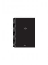 Orta Boy kareli Sert Kapaklı Desenli Kraft Defter 17 x 23 cm 100 yp - 1
