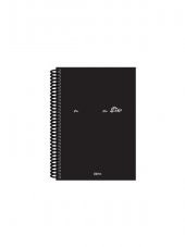 Orta Boy kareli Sert Kapaklı Desenli Kraft Defter 17 x 23 cm 100 yp - 3
