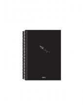 Orta Boy kareli Sert Kapaklı Desenli Kraft Defter 17 x 23 cm 100 yp - 4