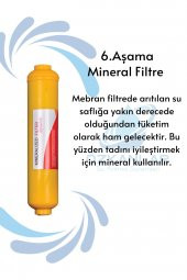 Kapalı Kasa Su Arıtma Cihazı Iki Tarafı Çubuklu 6lı Filtre Seti Membran Nsf Onaylı - 7