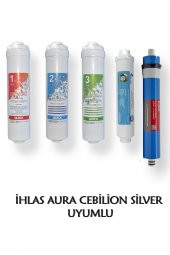 Aura Cebilon Silver Su Arıtma Cihazı Uyumlu 5li Filtre Set thumbnail 3