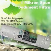 Su Arıtma Cihazı Filtre Seti LGKUNO Membranlı Aqualine 8 Aşamalı - 3