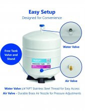 Tüm Su Arıtma Cihazlarına Uyumlu 12 Litre 3.2 Galon Metal Tank - 3