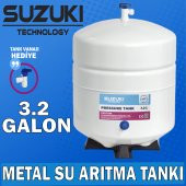 Tüm Su Arıtma Cihazlarına Uyumlu 12 Litre 3.2 Galon Metal Tank - 5
