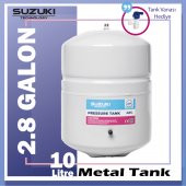 Tüm Su Arıtma Cihazlarına Uyumlu 2,8 Galon (10 Lt) Metal Tank thumbnail 1
