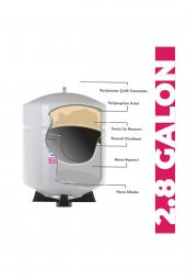 Tüm Su Arıtma Cihazlarına Uyumlu 2,8 Galon (10 Lt) Metal Tank thumbnail 2