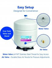 Tüm Su Arıtma Cihazlarına Uyumlu 2,8 Galon (10 Lt) Metal Tank thumbnail 6