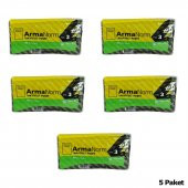 Naksan Takviyeli Kalın Desenli Çizgili Siyah Çanta Poşet Torba - 33x45 Cm. - 50 Adetlik 5 Paket thumbnail 2