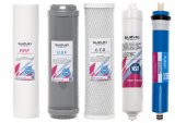 10 Inç Açık Kasa Su Arıtma Cihazı Tam Set (6 Filtre) Mineral Filtre Ilaveli - 4