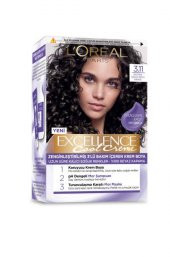 L’Oréal Paris Excellence Cool Creme Saç Boyası – 3.11 Ekstra Küllü Koyu Kahve - 1