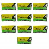 Naksan Takviyeli Kalın Desenli Çizgili Siyah Çanta Poşet Torba - 33x45 Cm. - 50 Adetlik 10 Paket thumbnail 1