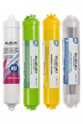 Kapalı Kasa Su Arıtma Cihazı Tam Set (8 Filtre) Mineral, Detoks Ve Alkali Filtre İlaveli - 6