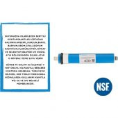 Aura Cebillion Compact Uyumlu 5li Filtre Seti (Vontron Membran+Post Carbon) thumbnail 4