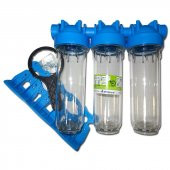 Atlas 3/4" 10" İnch Dp10 Trıo Daire Girişi 3"Lü Boşfiltre Kabı thumbnail 2