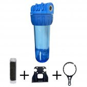 Aquafer 10 Aktif Karbon Tüp Su Filtresi 1 İnc Su Tatlandırıcı - 3