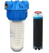 Aquafer 10 Aktif Karbon Tüp Su Filtresi 1 İnc Su Tatlandırıcı - 5