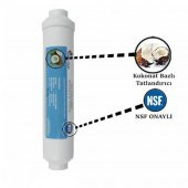 Reverse Osmosis Tezgahaltı Su Arıtma Cihazı Tatlandırıcı Son Karbon Filtre 25li thumbnail 3