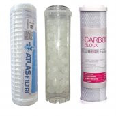 Atlas 10" Bina Girişi Ve Kuyu Suyu Arıtma 3 Lü Yedek Filtre Seti thumbnail 1