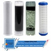lotto filters Daire Bina Sayaç Girişi 4 Aşama Su Arıtma Cihazı Yedek filtre Seti - 1