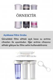 Açık Kasa Su Arıtma Cihazı 3lü Filtre Seti+açma Anahtarı Hediye thumbnail 2