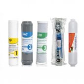 Sulook Su Arıtma Cihazı Çift Karbonlu Açık Kasa 5li Fi ltre Seti, Lg Membranlı thumbnail 1