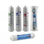 Sulook Kapalı Kasa Su Arıtma Cihazlarına Uyumlu Üstten Çift Çubuklu Inlıne 5li Filtre Seti Lg Membranlı thumbnail 1