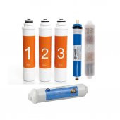 Sulook Waterlife Su Arıtma Cihazı Uyumlu Tak-Çevir 6lı Filtre Seti, 10 Aşamalı, Vontron Membranlı thumbnail 1