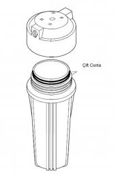 Su Arıtma Filtre Kabı 10" thumbnail 1
