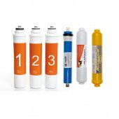 Waterlife Su Arıtma Cihazı Uyumlu Tak-Çevir 6lı Filtre Seti, Vontron Membranlı thumbnail 1