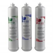 Sulook Kapalı Kasa Su Arıtma Cihazlarına Uyumlu, Üstten Çift Çubuklu Inlıne 6lı Filtre Seti Lg Membranlı thumbnail 3