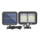 SL-F98 5 Metre Kablolu Solar Sensörlü Güneş Enerjili Lamba Sokak-Bahçe Lambası Garaj Lambası - 3