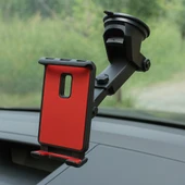 Polham Araç Içi Vantuzlu Torpido ve Cama Yapışan Tablet Tutucu, Teleskopik Tablet Tutucu thumbnail 5