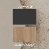 Mezza Grande Modern 3 Kapılı 2 Çekmeceli Gardırop 3508 thumbnail 6