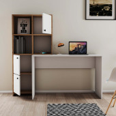 Mezza SILENCE KİTAPLIK - ÇALIŞMA MASASI TAKIMI SEPET - BEYAZ 1992 thumbnail 3