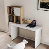 Mezza SILENCE KİTAPLIK - ÇALIŞMA MASASI TAKIMI SEPET - BEYAZ 1992 thumbnail 4