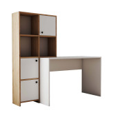 Mezza SILENCE KİTAPLIK - ÇALIŞMA MASASI TAKIMI SEPET - BEYAZ 1992 thumbnail 5