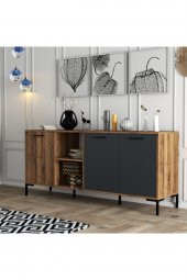 Mezza Aurora Metal Ayaklı Modern Konsol 1630 - 1