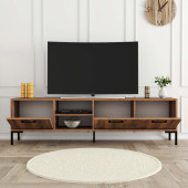 Mezza Aurora (Metal Ayaklı) Tv Ünitesi Hat Rengi 1592 - 2