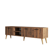 Mezza Exxen 180 cm (Ahşap Ayaklı) Tv Ünitesi Hat Rengi 1583 - 4