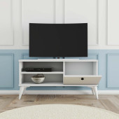 Mezza Retro Tv Ünitesi 90 cm Beyaz 1554 - 3