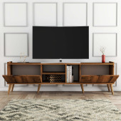 1340 Lotus 180 Cm (AHŞAP AYAKLI) Tv Ünitesi Hat Rengi - 3