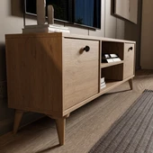 1122 Dolce 138 CM Tv Ünitesi Sepet Renk - 5