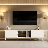 1320 Elegante 180 Cm Tv Ünitesi Beyaz - 3