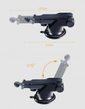 Coofbe Teleskopik Vantuzlu Araç Tablet Tutucu Araç Telefon Tutucu Torpido Üzeri Cama Yapışan Araç Tablet Tutucu - 5