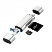 Type C Usb Kart Okuyucu Micro Sd Card Reader Çevirici Dönüştürücü Adaptör - 1