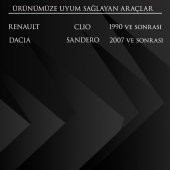 Renault Clio, Dacia Sandero için İç Açma Kapı Kolu-Sağ - 2